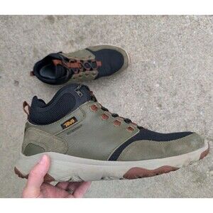 Teva Men's Arrowood Waterproof Hiking Shoes Size 11 44.5  Outdoors Trail Green